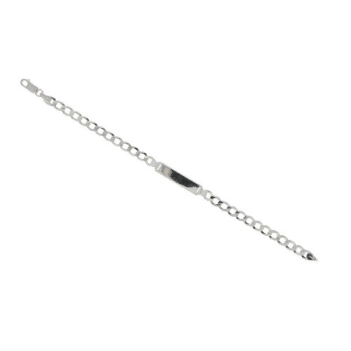 Pulsera Grumier con Placa de Plata - 6,50GR
