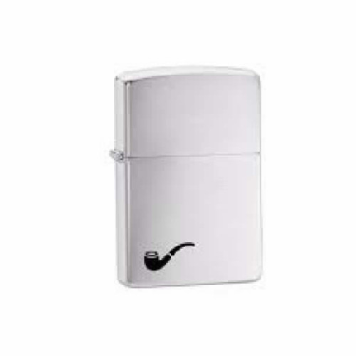 Encendedor Zippo Brush Chrome, Each Pipa - 200PL