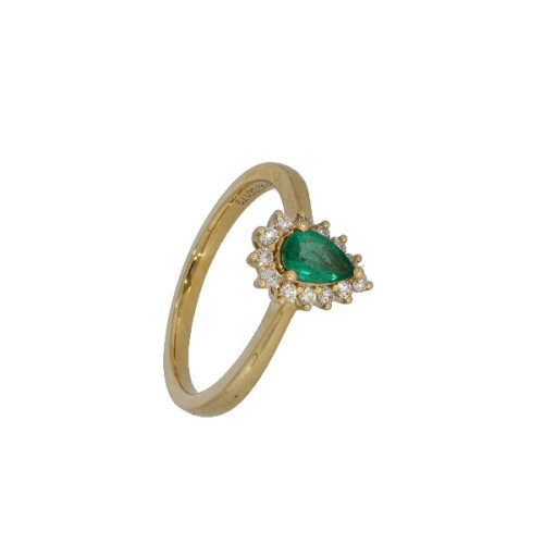 Anillo Roseta Gota Oro A. Diamante Esmer - L1915083 0,179-0,342
