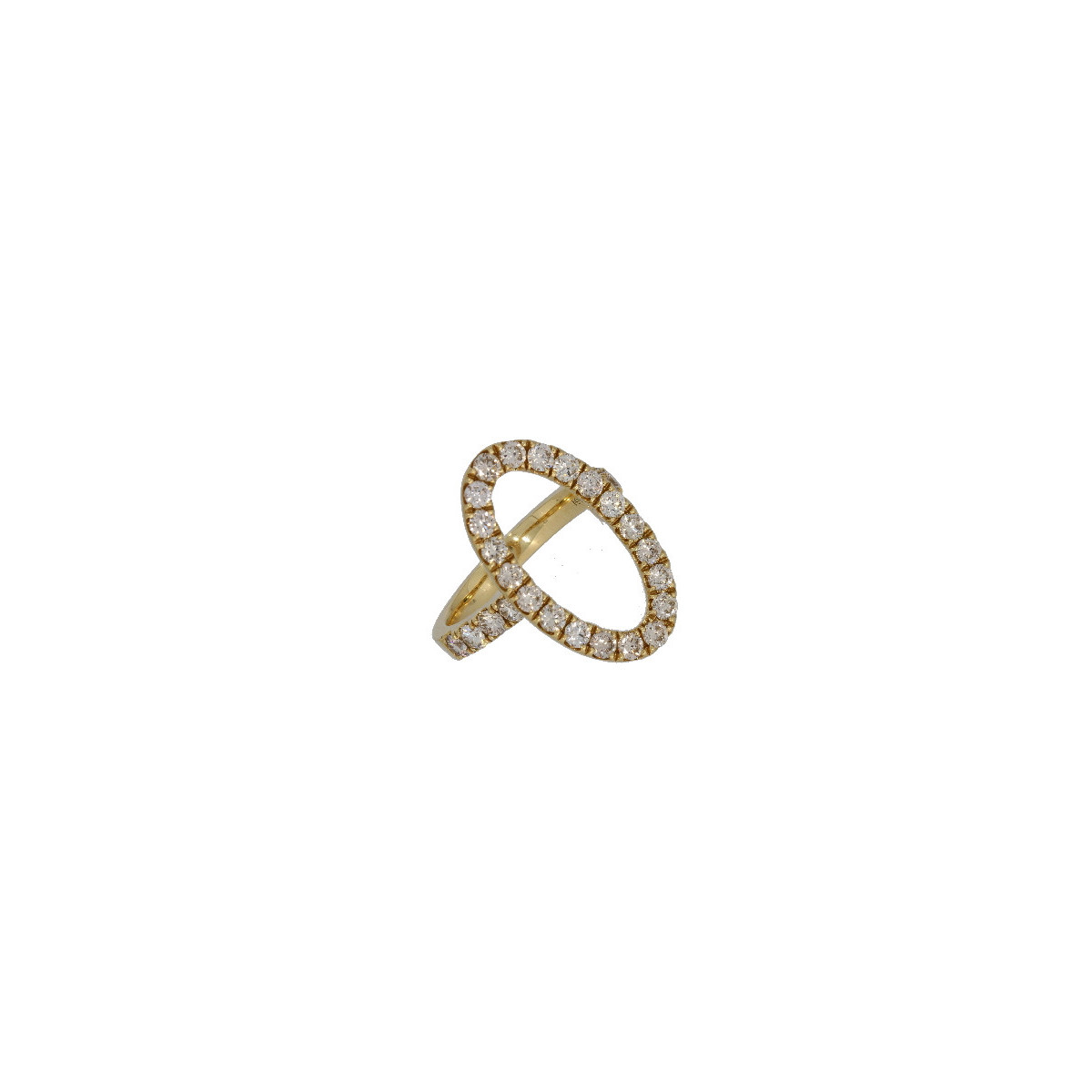 Anillo Circulo Oro Amarillo Diamante - L1979515 1,554 KT