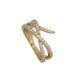 Anillo Cintillo Cruzado Oro A. Diamante - L1961475 0,437 PTS
