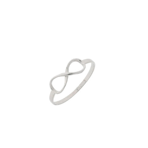 Anillo Infinito de Oro Blanco - 522041