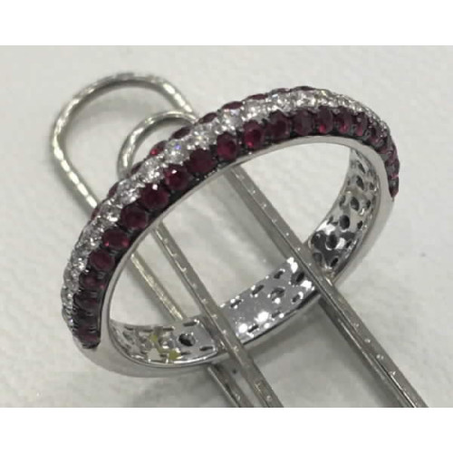 Cintillo Oro Diamante Rubi 0,21-0,53Pt - CR1563PS 0,21-0,53