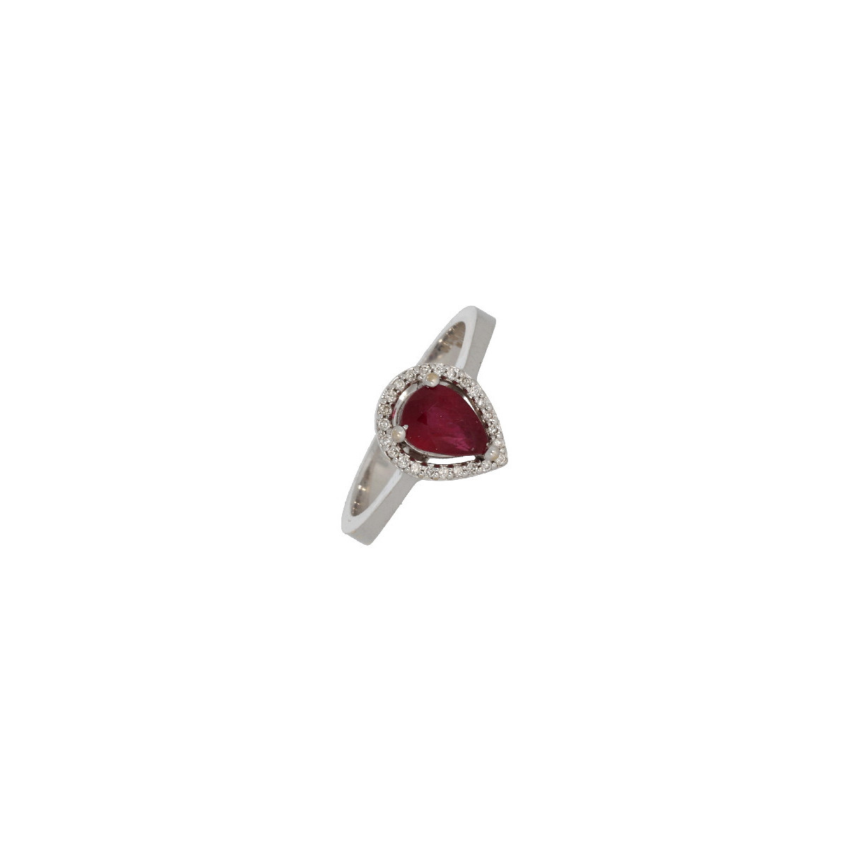 Anillo de Oro Diamante Ruby 0,12 1,10 - RG096233-118