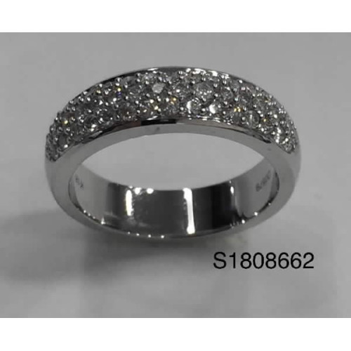Cintillo Pave Oro Blanco Diamante - S1808662 0,579PTS