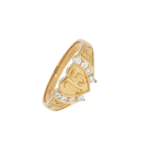Anillo de Oro con Circon - 3,00 +10$