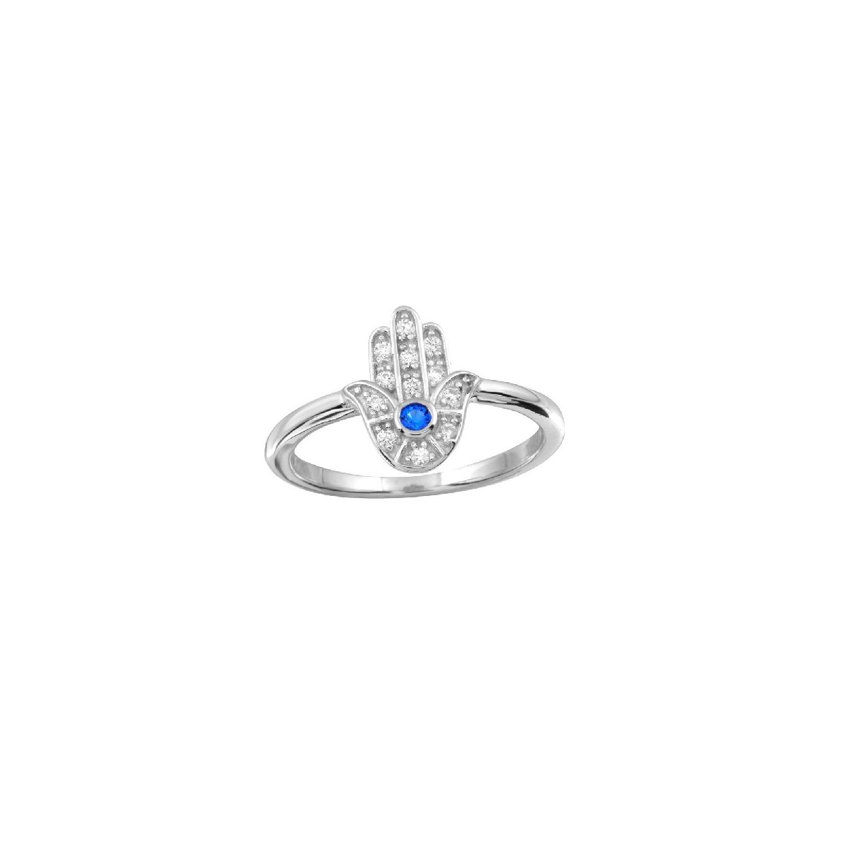 Anillo Hamsa Azul - BGR01131BLU-6