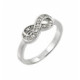 Anillo de Plata de Ley Infinity CZ - BGR00769-6