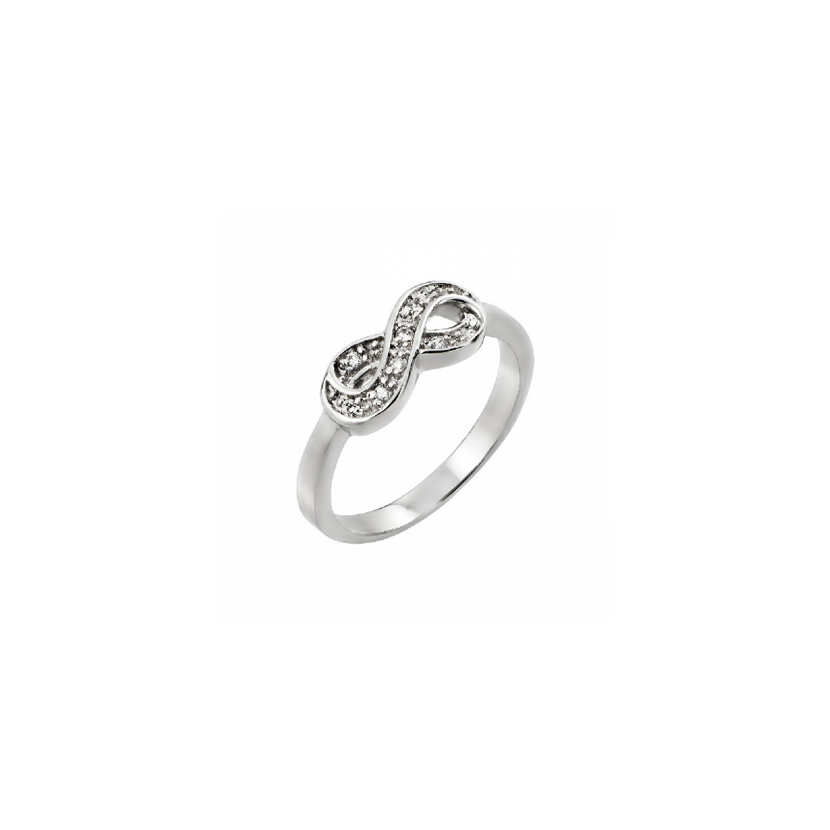 Anillo de Plata de Ley Infinity CZ - BGR00769-6