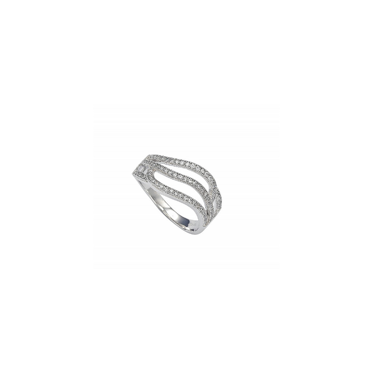 Anillo Banda de Plata Esterlina Micro Pa - GMR00008-5