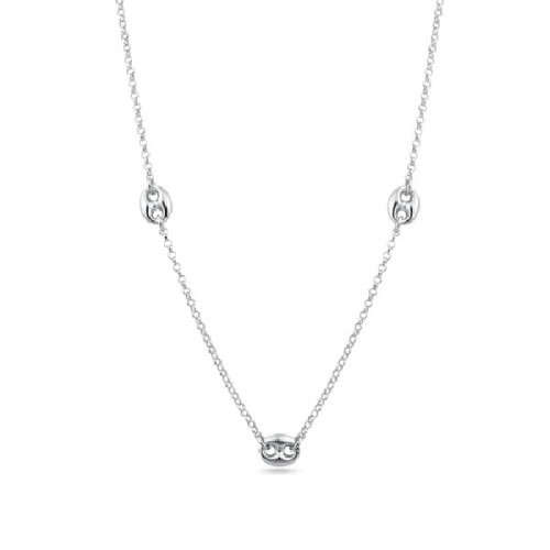 Collar De Plata Rodinada Puff Mariner Charm - ITN00158-RH