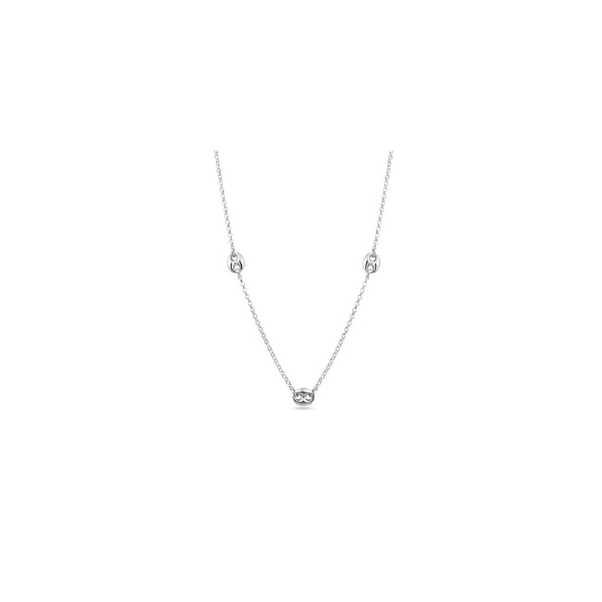Collar De Plata Rodinada Puff Mariner Charm - ITN00158-RH