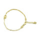 Collar De Plata Chapado En Oro Puff Mariner Charm - ITB00329-GP