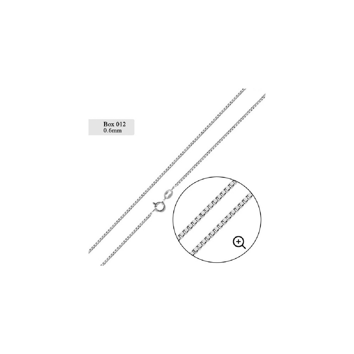 Cadena De Plata Veneciana 40cm - CH733-16