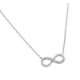 Collar De Plata Infinity Rodinado - STP01381RH