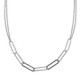 Collar de Eslabones de Plata 925 Rh - ITN00136-RH