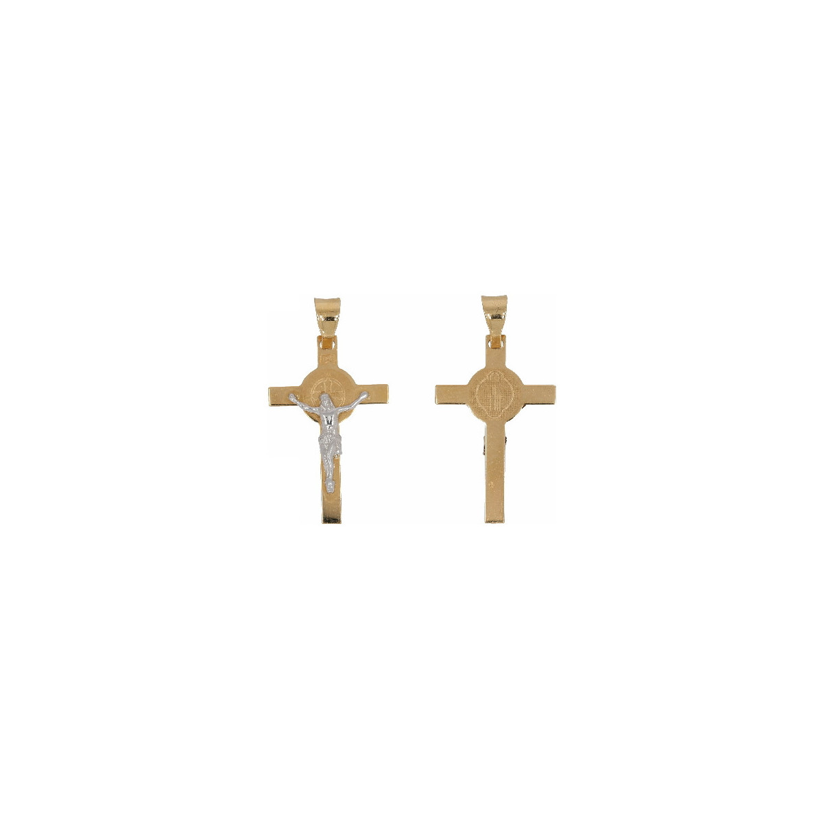 Cruz de Oro con Cristo - 1,10 +20$