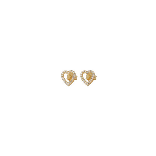 Par Aros Corzon Oro Amarillo Circon - 1,60 +15$