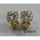 Par Aros Roseta Oro Amarillo - L1884578 0287-0322