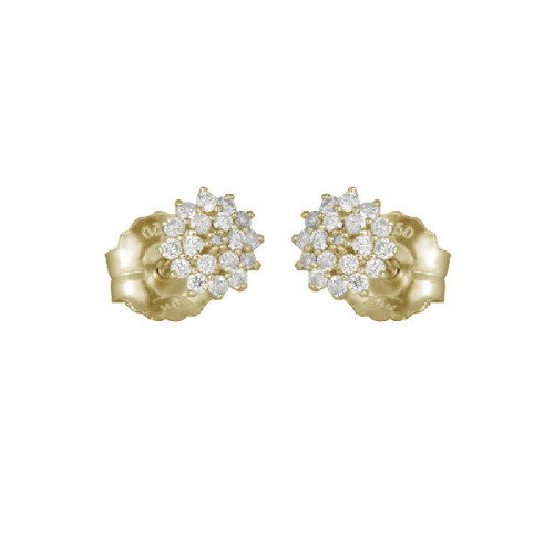 Par Aros Roseta Oro Diamante - 571059 0,24PT