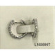 Argollas Pequeñas de Oro Blanco Diamante - L1836997 0,46