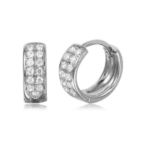 Par Aros Argolla CZ Huggies Claro - GME00051