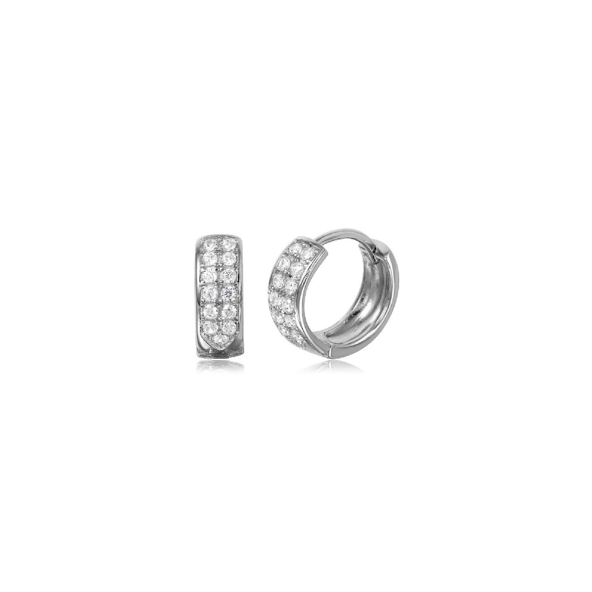 Par Aros Argolla CZ Huggies Claro - GME00051