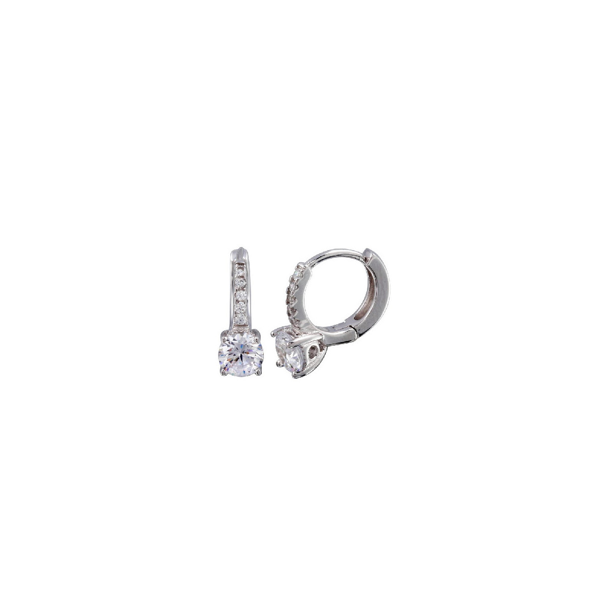 Par Aros Argolla con Circones de Plata - STE01246