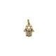 Pendiente Mano de Fatima de Oro Amarillo - MT-22049