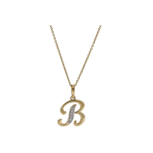 Pendiente B de Oro Amarillo con Diamante - FG19-30957 0,04 PT