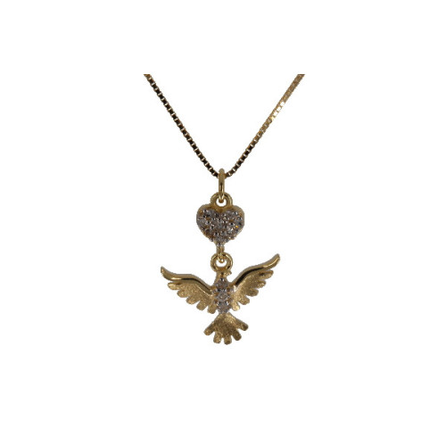 Pendiente espiritu Santo de Oro Diamante - 964893