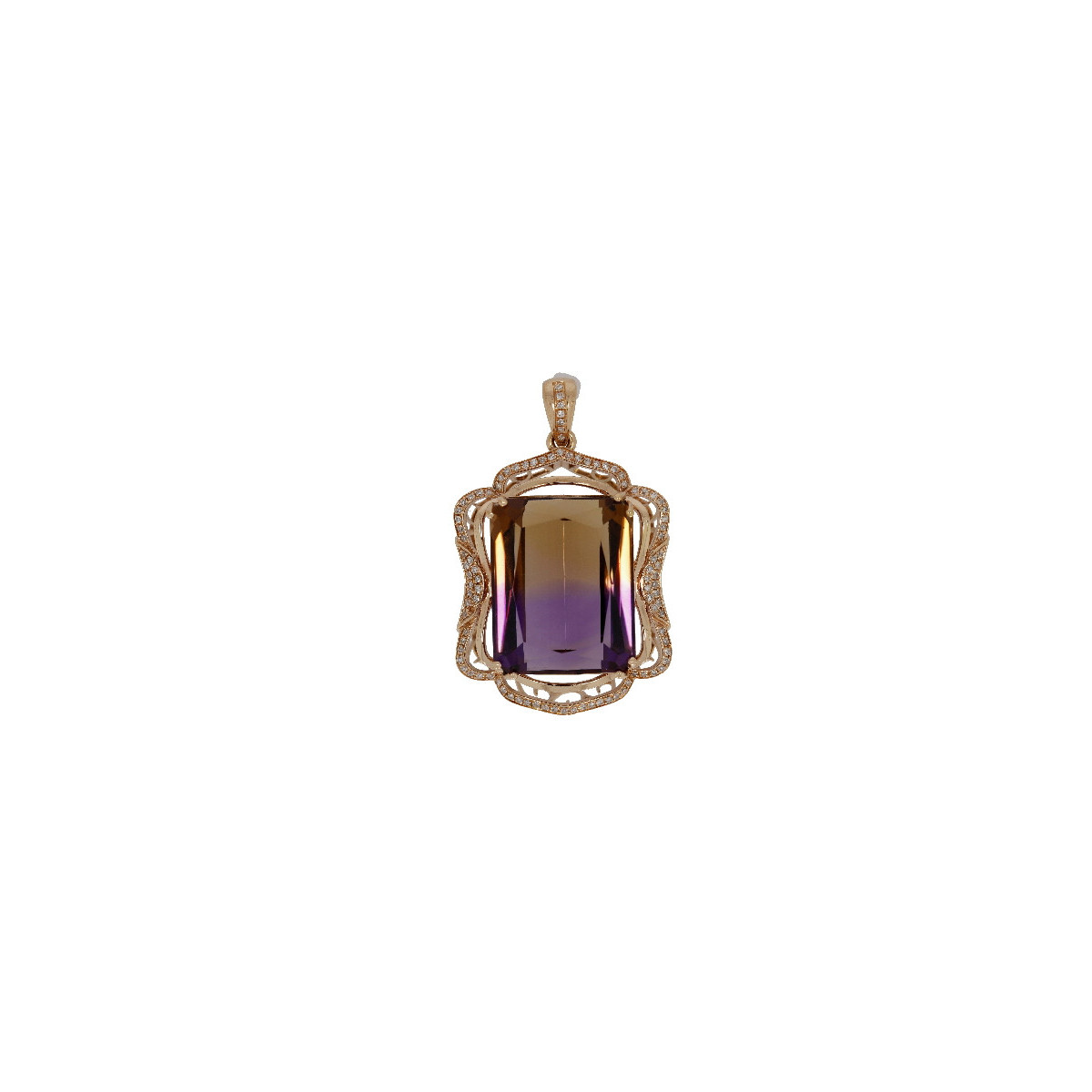 Pendiente Oro con Bolivianita Diamante - 10,30 0,36PTS