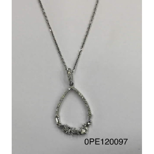 Gargantilla de Oro con Brillante 0,31 Pt - 3,50 0,31