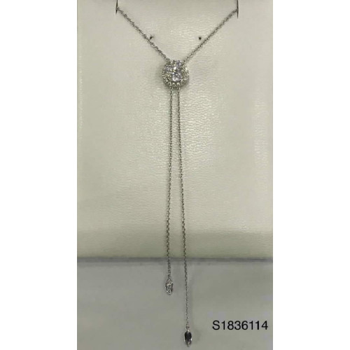 Cadena Regula Oro Blanco Diamante - S1836114 1,16