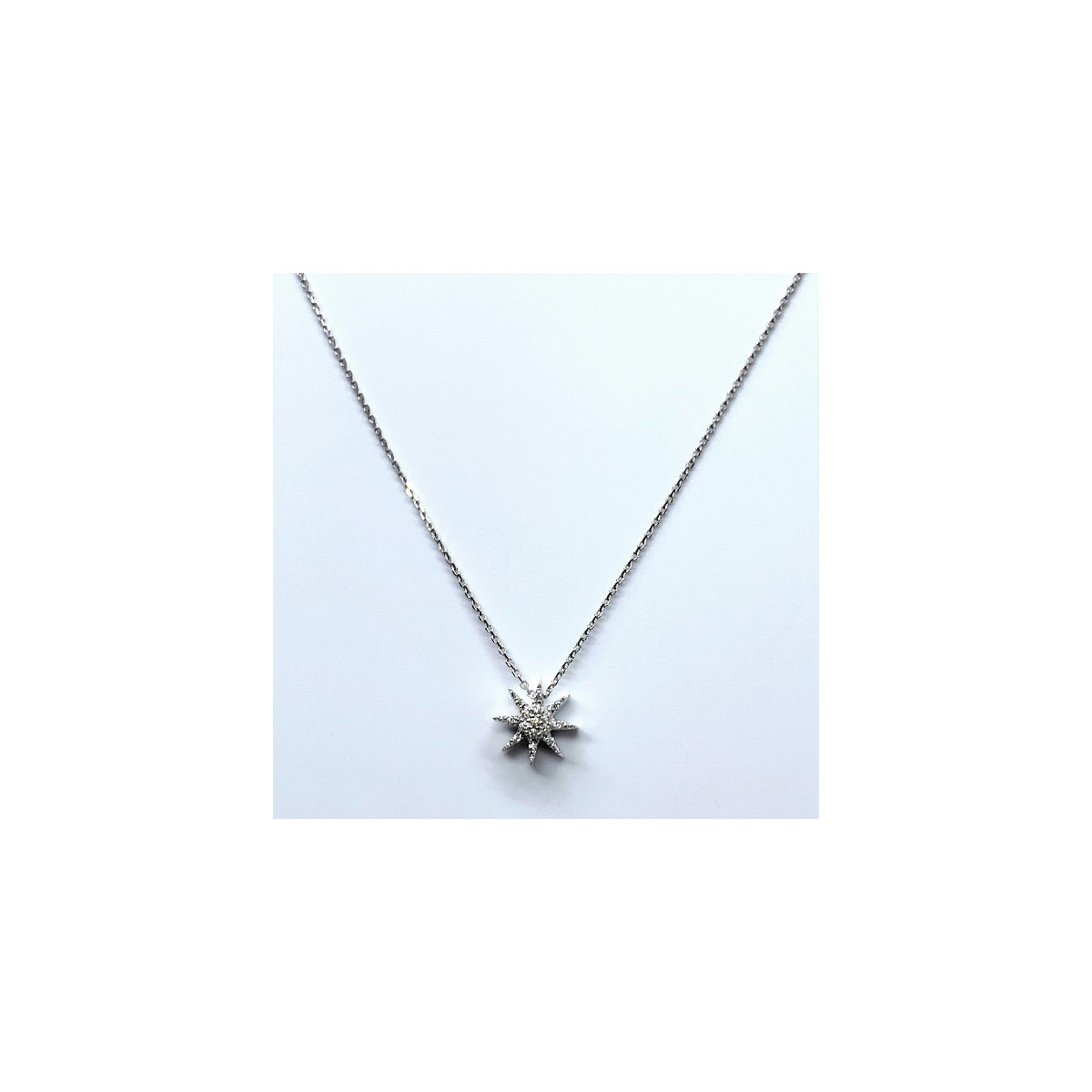 Gargantilla Estrella de Oro Diamante - 1-890584 0,07KT