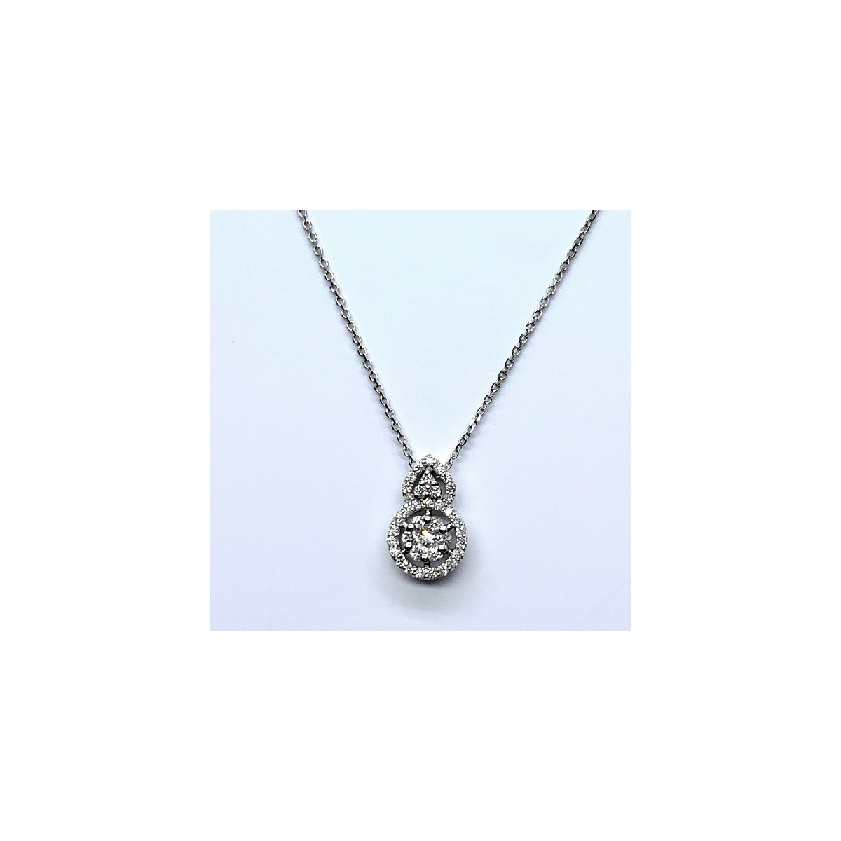 Gargantilla Circulo Punt de Oro Diamante - 1-979739 0,46KT