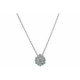 Pendiente Roseta Oro blanco Diamante - PD097115-118 ,07-,20