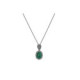 Roseta Oro Blanco Diamante Esmeralda - PD097515-01-118 0,20