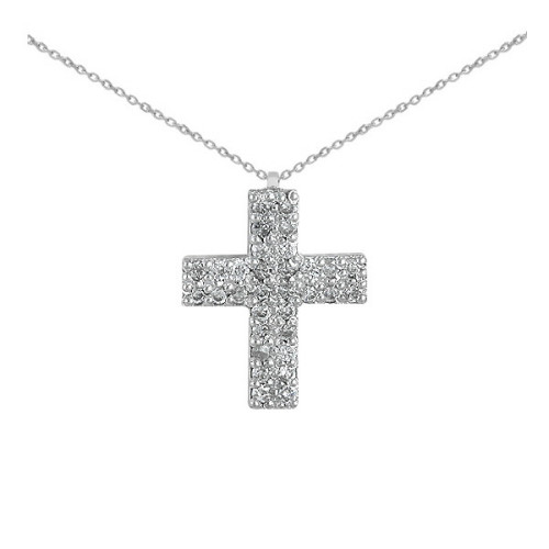 Cadena con Cruz de Oro Diamante - 571422 0,18PTS