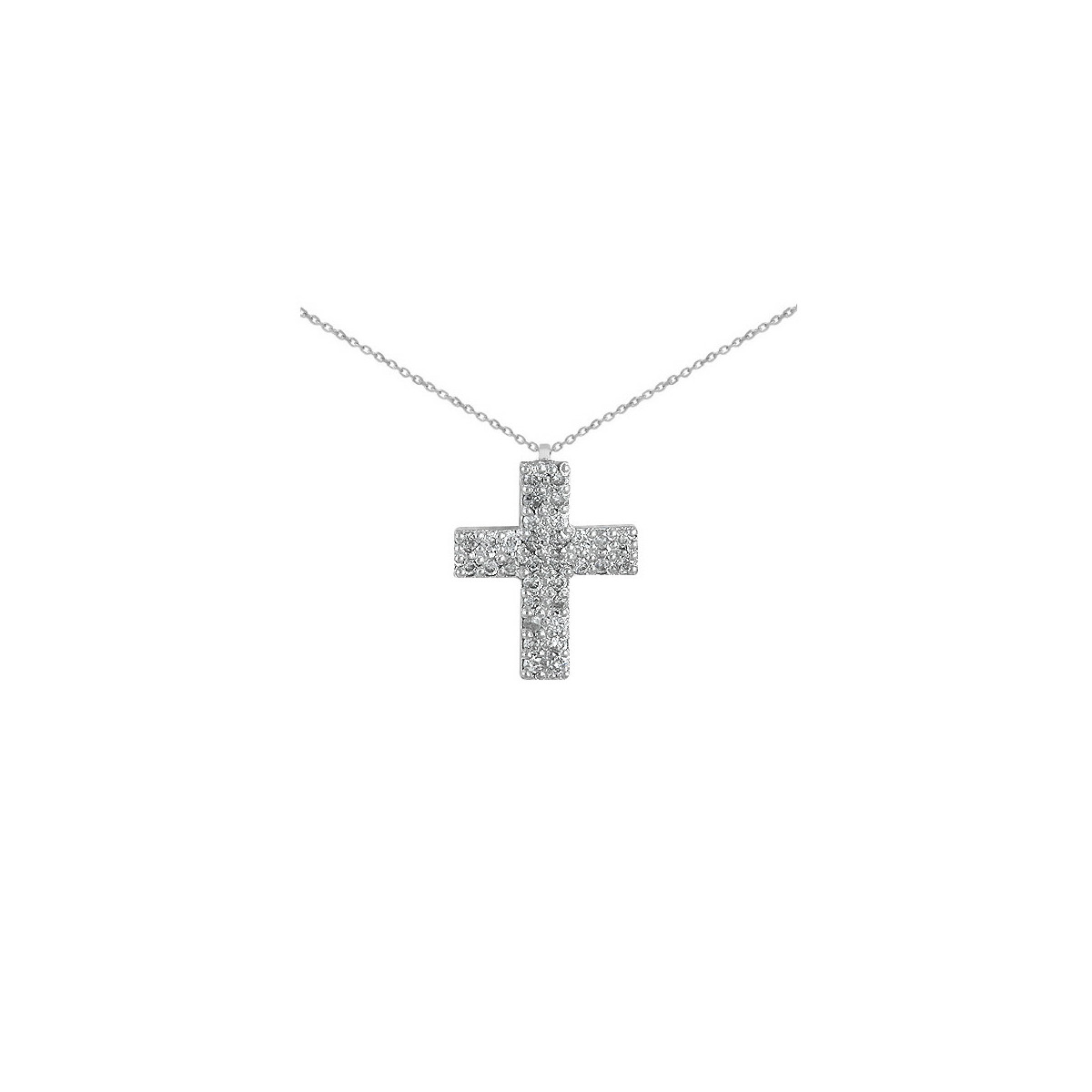 Cadena con Cruz de Oro Diamante - 571422 0,18PTS