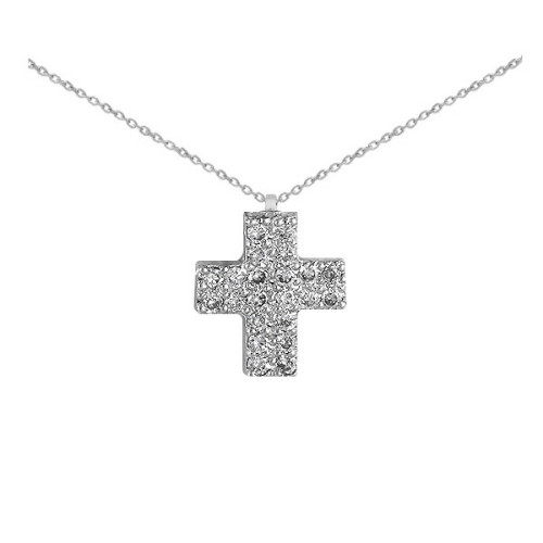 Cadena con Cruz de Oro Diamante - 571430 0,12PTS