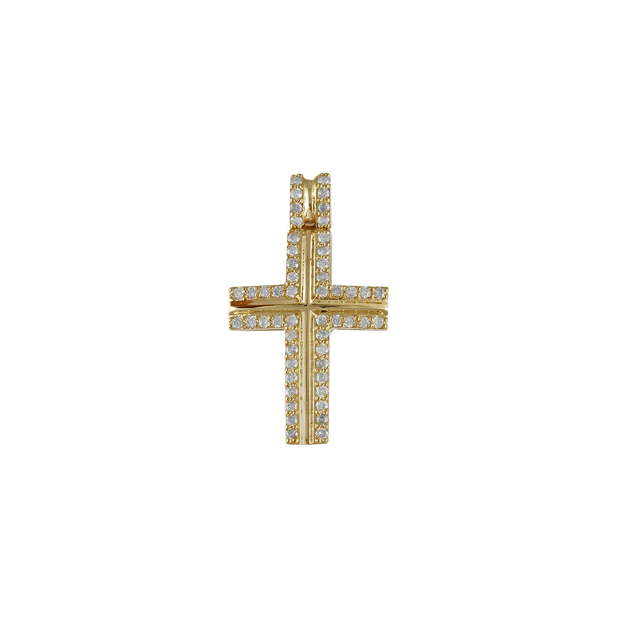 Cruz de Plata Dorada - 507780