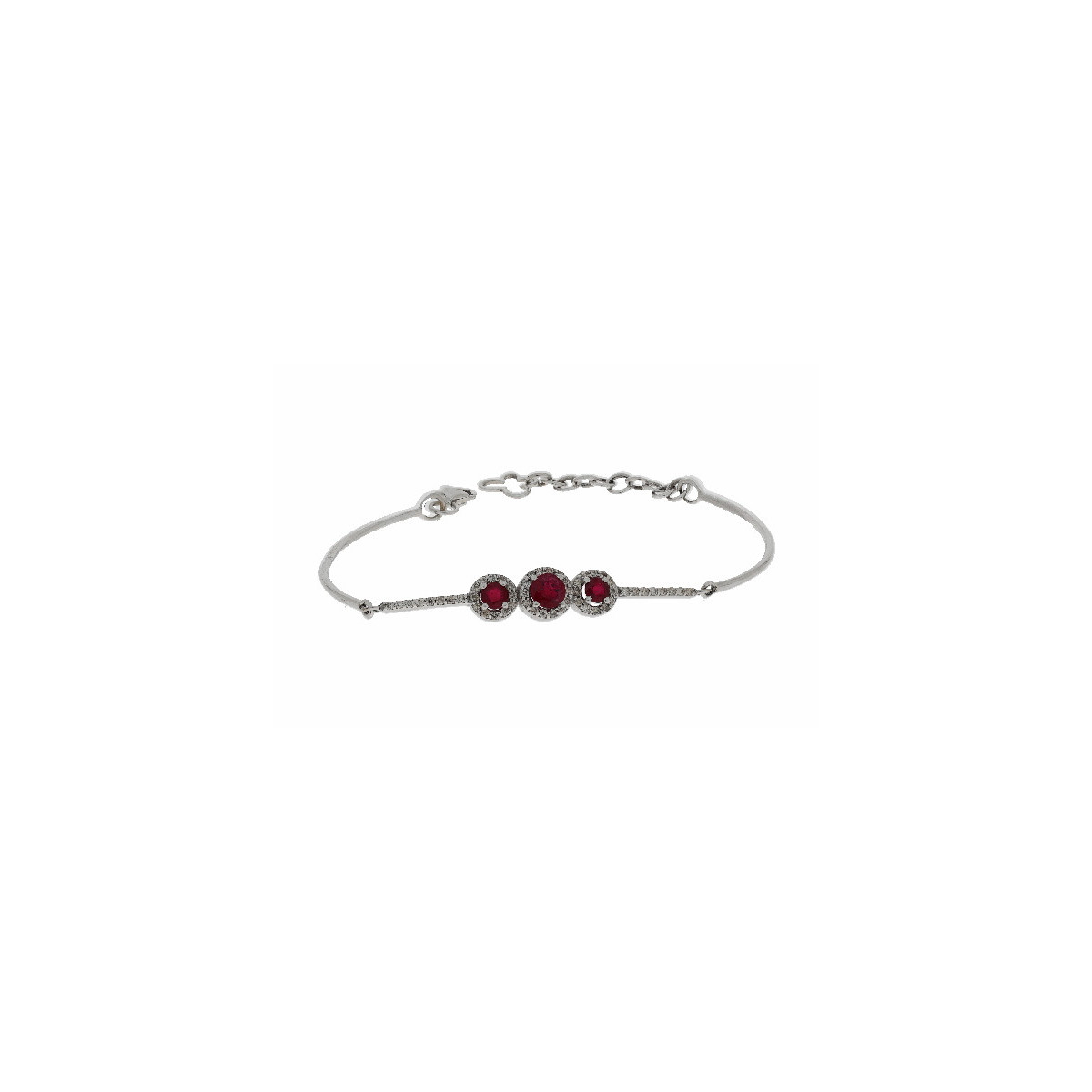 Pulsera Oro Diamante 0,28 Rubi 0,79 - 5,20 0,28 0,79