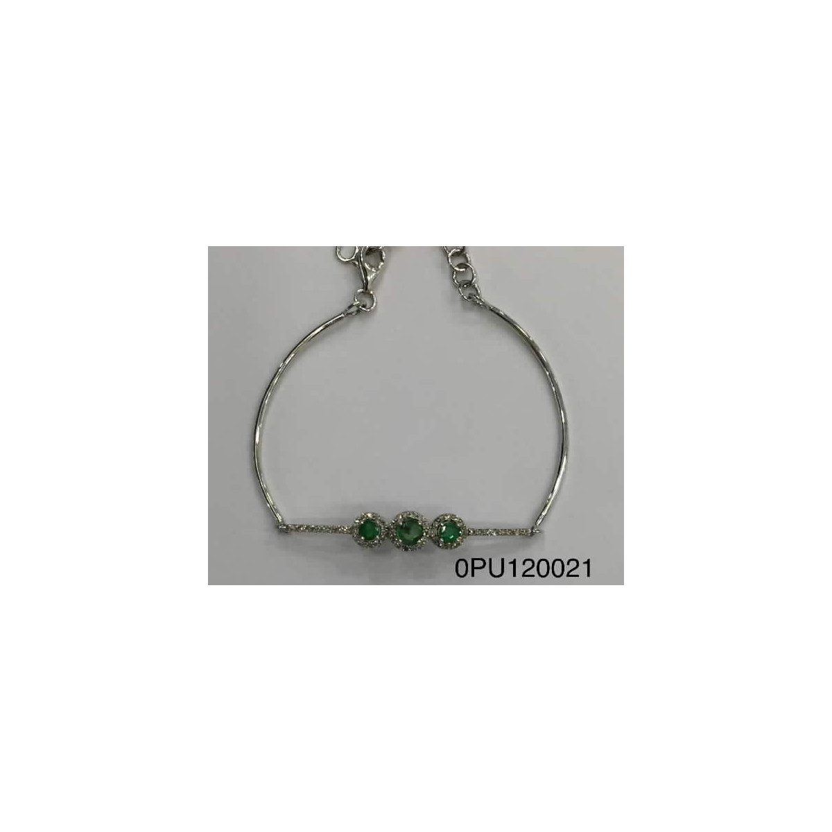 Pulsera Oro Diamante 0,28 Esmeralda 0,48 - 5,20 0,28 0,48