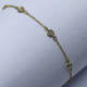 Pulsera Pto de Luz Oro Amarillo Diamante - 1-963949 0,24KT