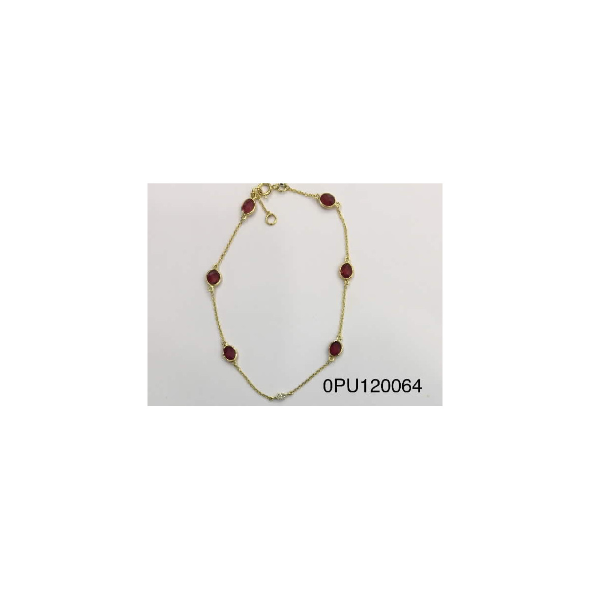 Pulsera Pto de Luz Oro Amarillo Rubi - 3-669495 0,05-2,76KT