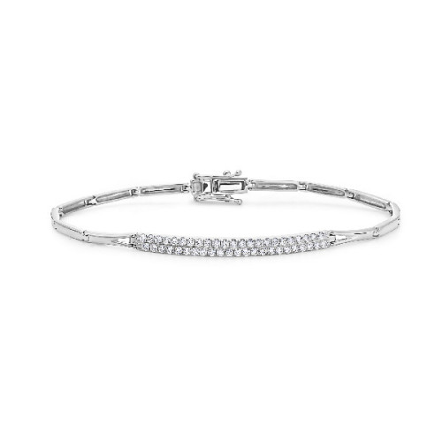 Pulsera Oro Blanco Diamante - HB4129 0,73CT