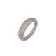 Cintillo Oro Blanco Diamante EngarsePave - L1911255 0,539 PT
