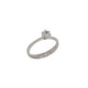 Anillo Solitario Oro Blanco con Circon - 2,60 +10$