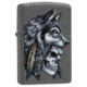 Encendeor Zippo Wolf Skull Feather Desin - 29863